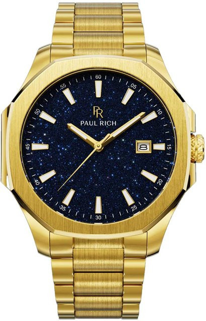 Paul Rich Armbanduhr, Quarz, Edelstahl, Blau, 40,5 mm, Herren - Bild 1