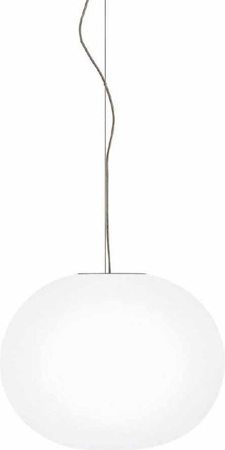 FLOS Glo-Ball S2 Pendelleuchte in Weiß aus Opalglas mit E27 Leuchtmittel - Bild 1