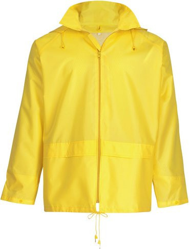 Safety and more Regenjacke Basic in Gelb aus Polyester, Größe M - Bild 1
