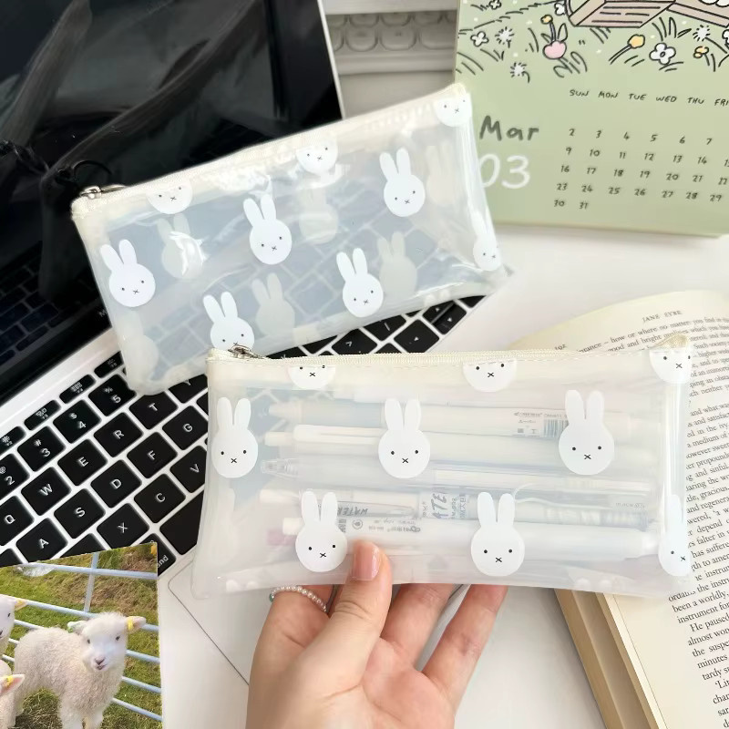 Miffy Stiftetui aus transparentem PVC mit Cartoon-Print als wasserdichte Schreibwarenetui - Bild 4