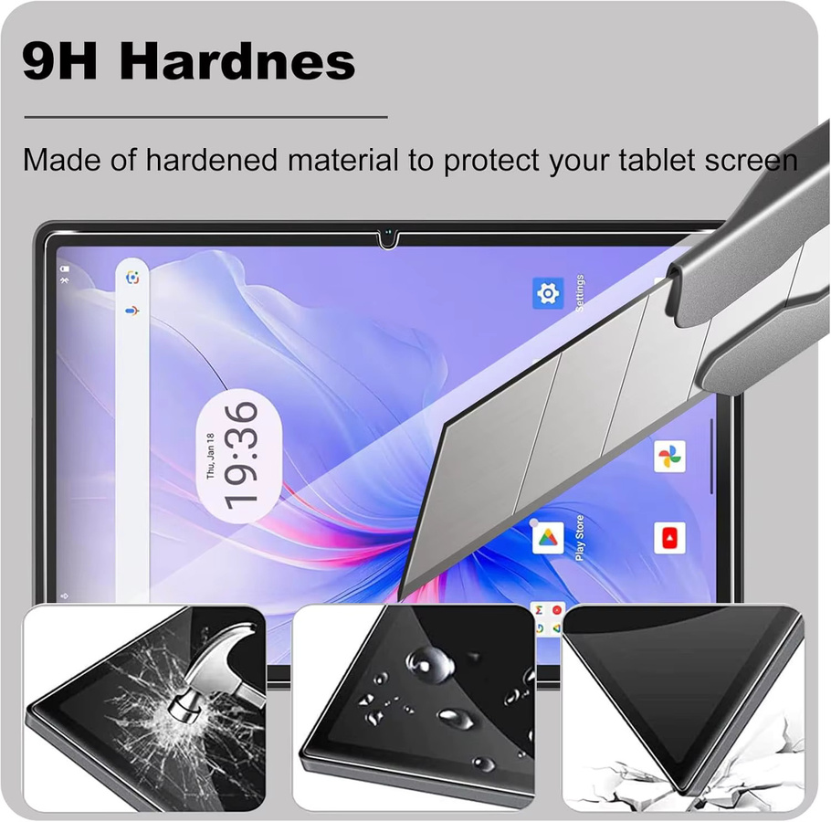Blackview Tab 16 Pro (11 Zoll) 2024 Schutzglas mit 9H Härtegrad, HD Displayschutz, transparent - Bild 3