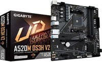 Gigabyte A520M DS3H V2 Mainboard AMD AM4 Micro-ATX DDR4 Schwarz - Bild 1
