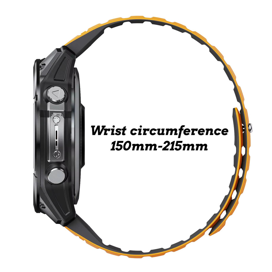 GEAR-D4 Uhrenarmband Silikon, Bicolor, Unisex, 22mm - Bild 1