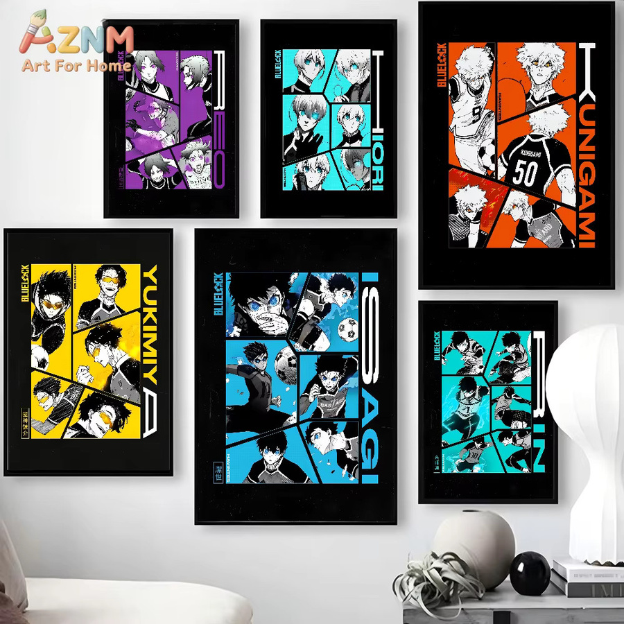 Kayou Anime Blue Lock Poster als moderner Papierdruck in Mehrfarbig für deine Wanddekoration - Bild 3