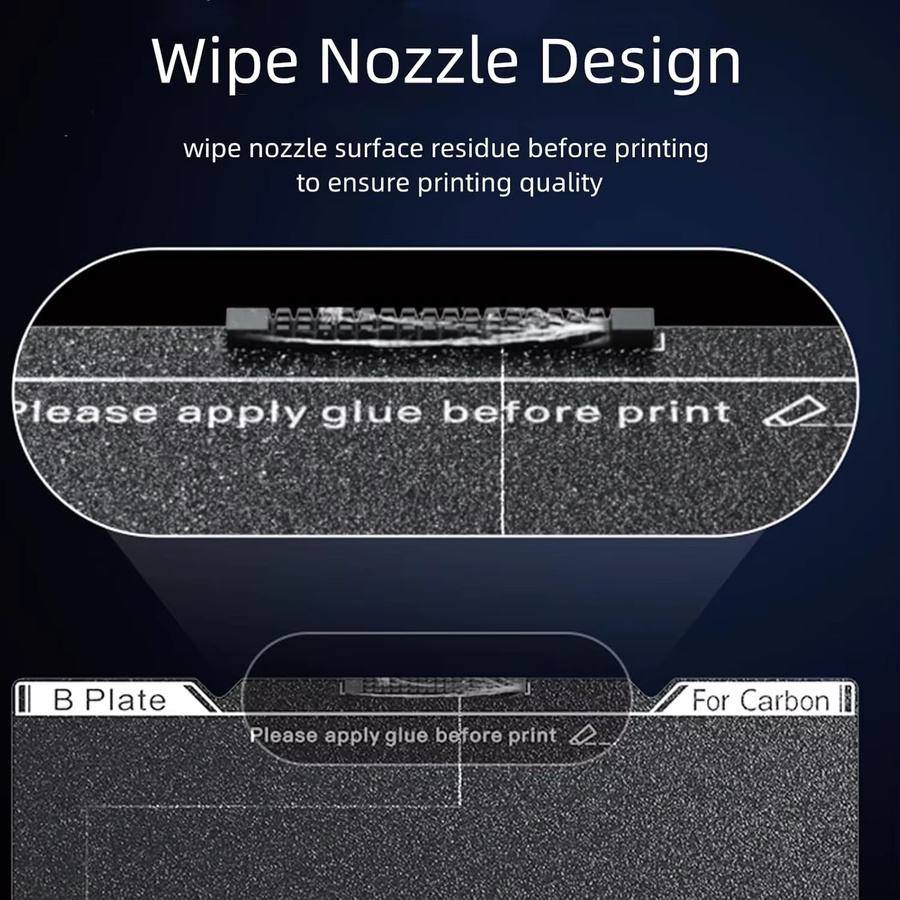 Creality Magnetische Flexible Federbettplatte mit Epoxidharzoberfläche für K1C und K1 SE, Schwarz, B/T: 235 x 235 mm - Bild 2