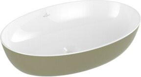 Villeroy & Boch Aufsatzwaschtisch Artis aus Keramik in Sage Green, B/T: 61 x 41 cm, ohne Überlauf - Bild 1