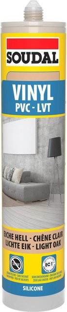 Soudal Silikon-Dichtstoff für Vinyl und PVC in Beige oder Braun, 290 ml - Bild 1
