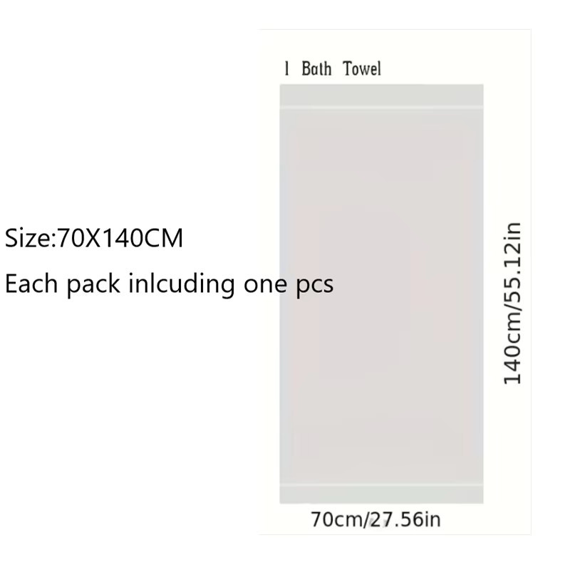 SkaEsp Toallas Baumwollhandtuch mit Bestickung, Blau, Breite: 70 cm, Länge: 140 cm - Bild 3