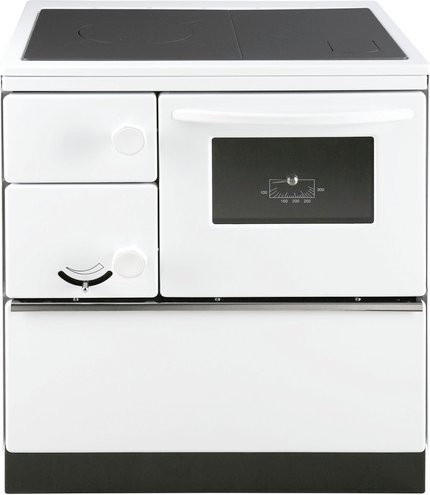 THORMA Holzherd Ökonom 75 De Luxe in Weiss aus Stahlblech mit 7 kW Leistung - Bild 1