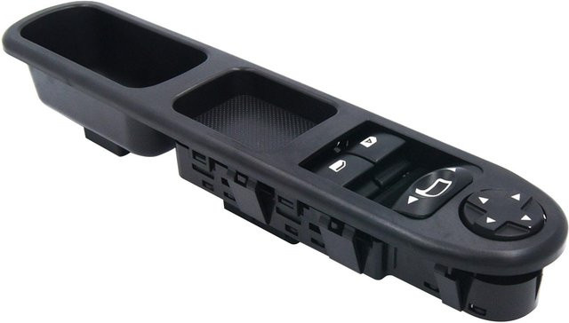 VehicleKit Elektronischer Fensterheberschalter Vorne Links für Citroen C3, Farbe: Schwarz, Ersatzteil 6554QC - Bild 1