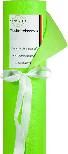 Sensalux Vlies-Tischdeckenrolle Apfelgrün, Breite: 150 cm, Länge: 25 m, wasserabweisend und waschbar - Bild 1