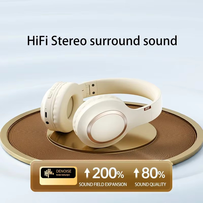 Acer OHR300 Kabellose Over-Ear-Kopfhörer mit Geräuschunterdrückung, Hi-Res Spatial Audio und LDAC Bluetooth 5.3, Schwarz - Bild 2