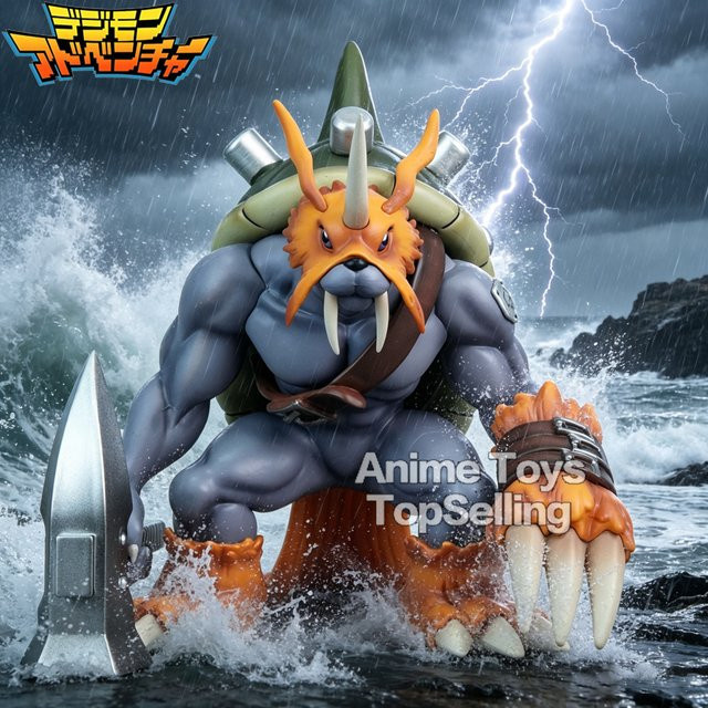 Bandai Digimon Adventure Zudomon Actionfigur, PVC-Statue, 21cm - Bild 1