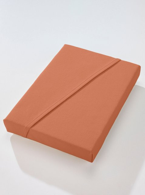 Dormisette Betttuch aus Baumwolle in Caramel, Flannelette, B/T: 150 x 250 cm - Bild 1