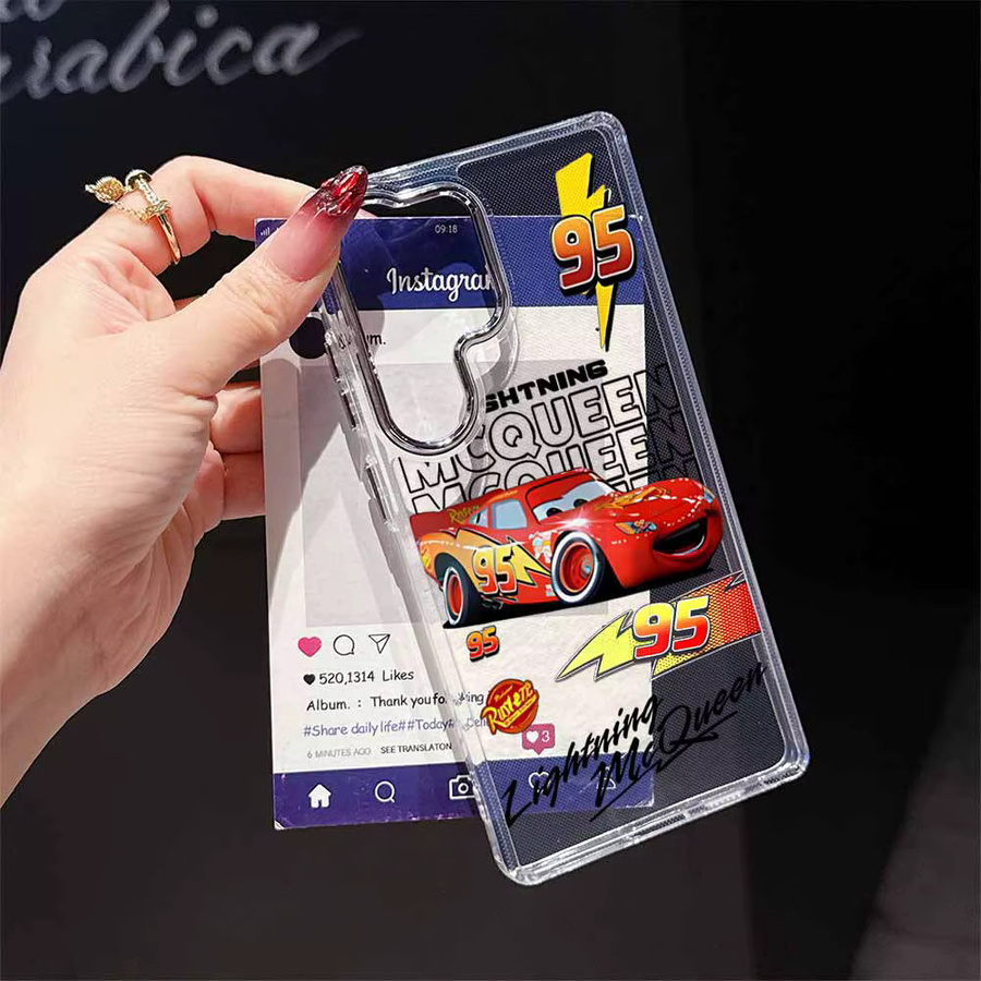 Lightning M-cQueen 95 Transparente Weiche Handyhülle für Samsung Galaxy S26 S25 S24 S23 S22 S21 S20 Edge FE Ultra Plus - Bild 2