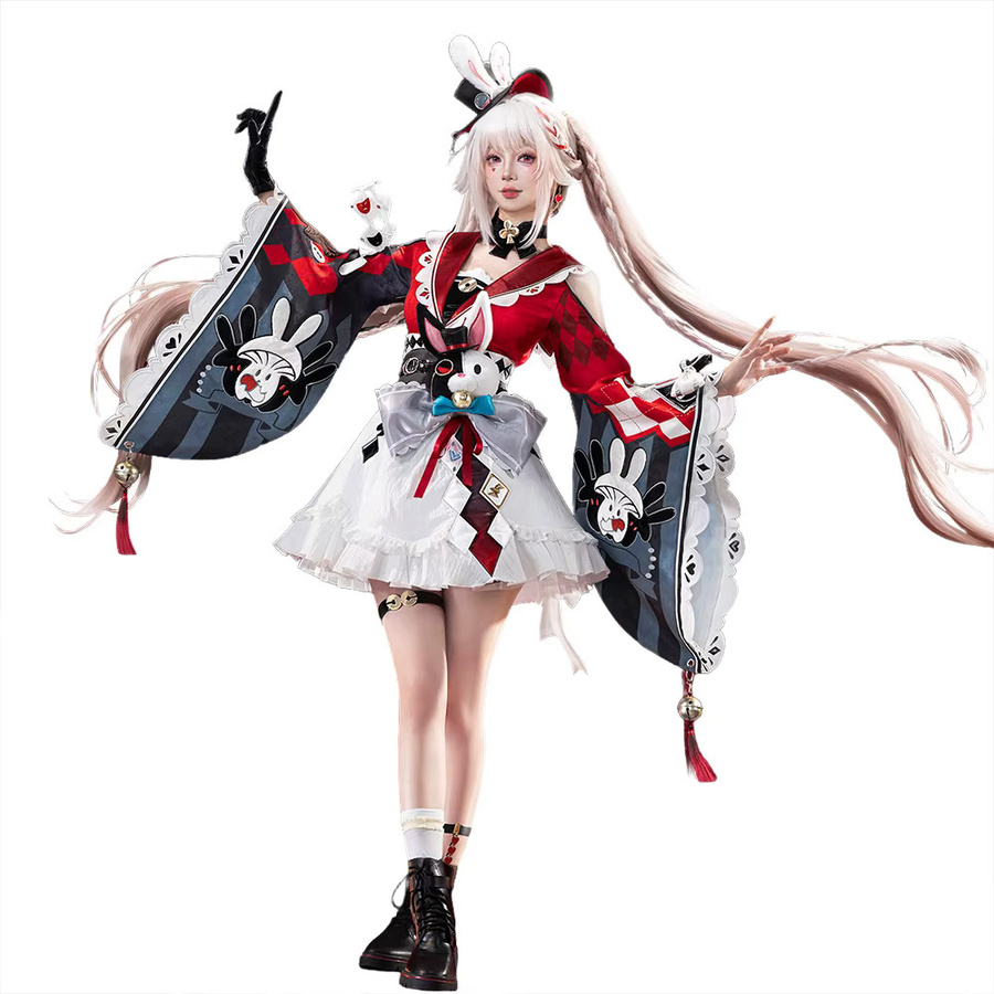 Sparxie Honkai: Star Rail Sparkle Cosplay, Rotes Kleid, Damen - Bild 3