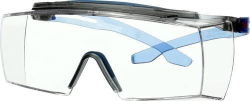 3M SecureFit 3700 Überbrille mit Antibeschlag-Schutz Blau Transparent EN 166 - Bild 1