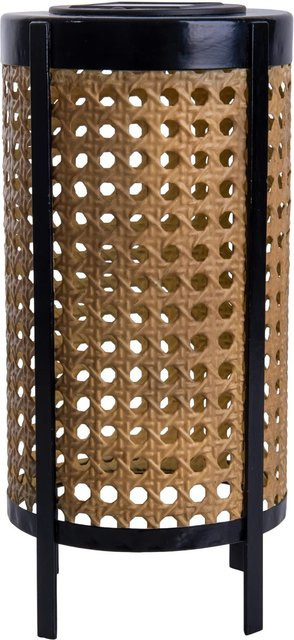 Näve LED-Solar-Tischleuchte Patti in Natur mit Dämmerungssensor, Durchmesser: 12,3 cm, Höhe: 26 cm - Bild 1