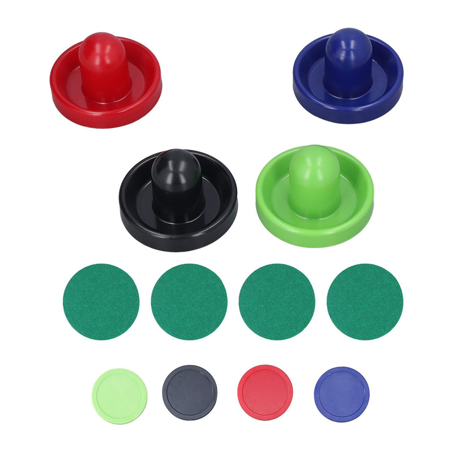 TOMTOP JMS Air Hockey Zubehör 12-teiliges Set Pusher Pads und Pucks - Bild 2