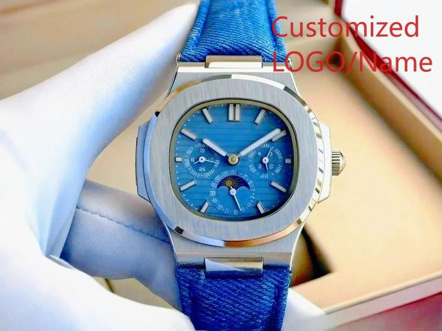 Voricas Armbanduhr, Automatik, Edelstahl, 40 mm, Herren, Blau, Schwarz - Bild 1
