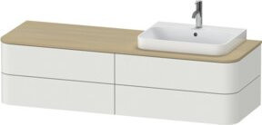 Duravit Waschtischunterschrank Happy D.2 Plus in Weiß, Breite: 160 cm, Tiefe: 55 cm, Höhe: 40,8 cm - Bild 1