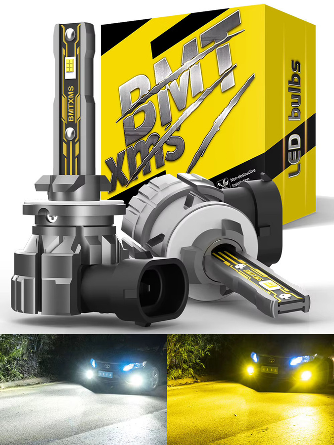 BMTxms LED DRL Nebellicht Set H27 880 H27W/1 881 H27W2 für Hyundai Accent II III GETZ i10 i20 i30 Santa Fe I II VI Tucson Sonata, 2 Stück - Bild 5
