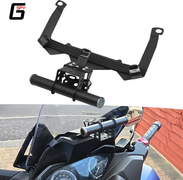 Motorrad Zubehör Handyhalterung und GPS Navigationshalterung für Honda Forza 125 NSS 125 Forza 350 NSS350 in Schwarz - Bild 1