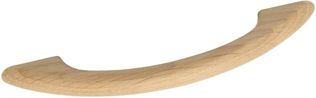 Möbelgriff La Nordica in Eiche Roh Braun Matt, Breite: 17,2 cm, Lochabstand: 12,8 cm - Bild 1