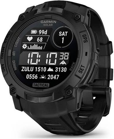 Garmin Instinct 3 TACTICAL Smartwatch Schwarz mit GPS, Herzfrequenzmessung und SpO2-Sensor - Bild 1