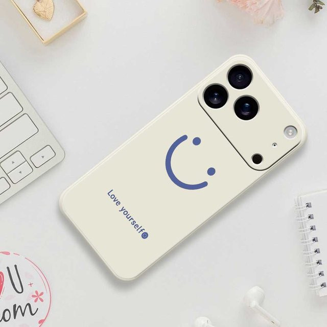 DO AS YOU WISH Silikon Soft Cover Handyhülle für iPhone 11 bis iPhone 17 Pro Max in Weiß - Bild 1