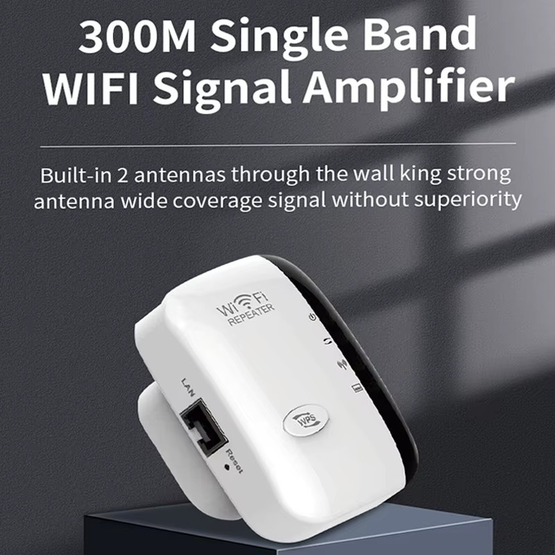 XMSJ Drahtloser WiFi-Signalverstärker Repeater in Weiß mit hoher Wandpenetration für große Entfernungen - Bild 2