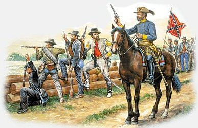 Italeri Confederate Infantry, Modell, 1:72 - Bild 1