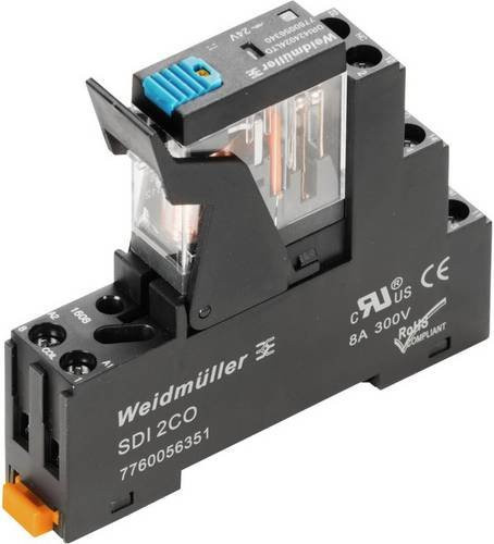 Weidmüller DRIKIT Koppelrelais 48VDC 10A 1 Wechsler Schwarz 10 Stück - Bild 1
