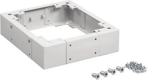 Hager FZ901SD Universeller Sockel für Anreih- und Standschränke IP54 SKII in Grau, B: 10,0 cm, T: 36,0 cm, H: 40,0 cm - Bild 1