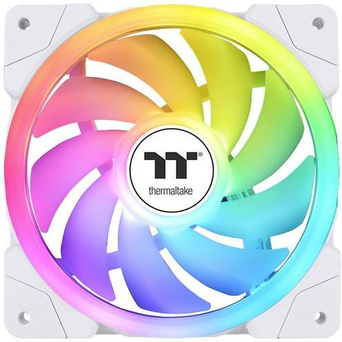Thermaltake SWAFAN EX12 ARGB Sync Premium Edition Gehäuselüfter Weiß B/H/T: 120 x 120 x 25 mm - Bild 1