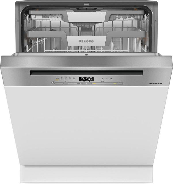 Miele Geschirrspüler G 5833 SCi Active Plus E teilintegrierbar, 60 cm, Silber - Bild 1