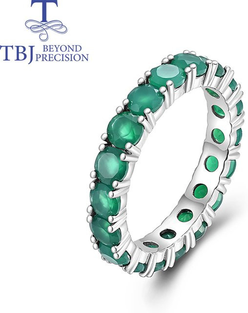 YUNUM Ring, 925 Silber, Achat, Granat, Peridot, Spinell, Damen - Bild 1