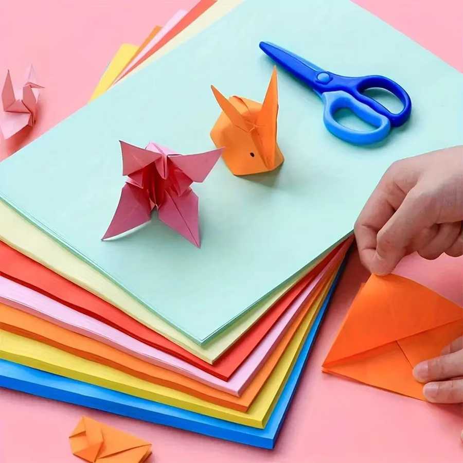A4 Mehrzweck-Farbdruckpapier und Kopierpapier in 10 Farben, matt, ideal für Origami und Schreibwaren - Bild 3