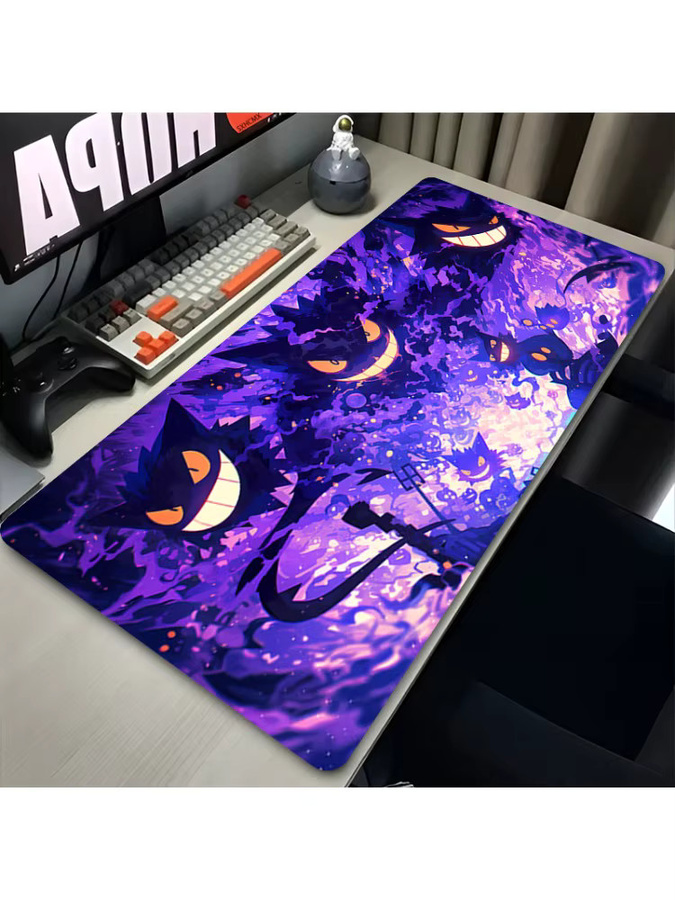 Bandai Pokémon Mauspad Gengar Anime Schreibtischunterlage in Purple - Bild 2
