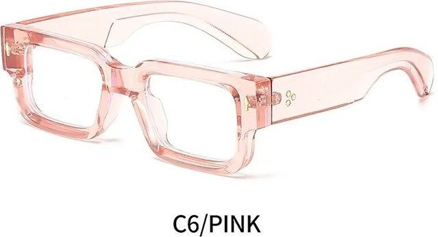 Dote Sonnenbrille, quadratisch, Vollrand, Kunststoff, pink, Unisex - Bild 1