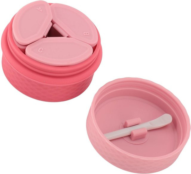 Koogeelife Silikon Make-up Spender Reise Spenderflasche, rosa - Bild 1