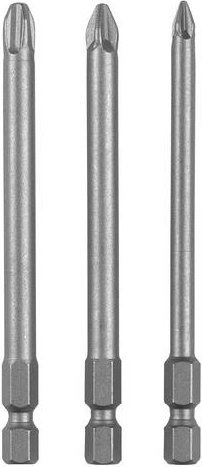 Bosch Kreuzschlitz-Bit Set PH 1, PH 2, PH 3 in Silber, 3 Stück - Bild 1