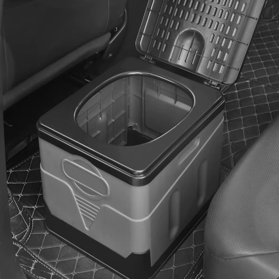 Tragbare Klapptoilette für Outdoor, Camping und Reisen für Erwachsene und Kinder - Bild 3