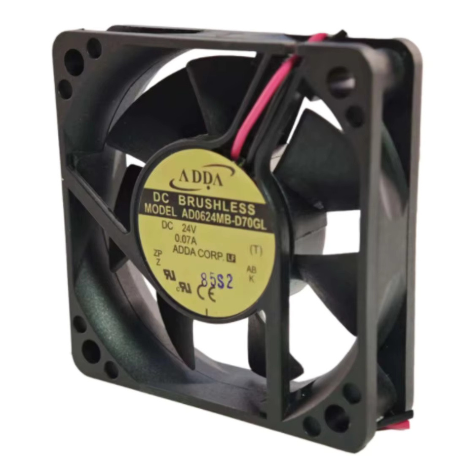 ADDA Server-Lüfter AD0624MB-D70GL in Schwarz, DC 24 V, 0,07 A, B/T/H: 60 x 60 x 15 mm - Bild 3