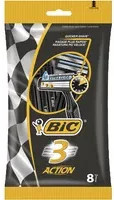 BIC Rasierer 3 Action Herren, Aloe Vera - Bild 1