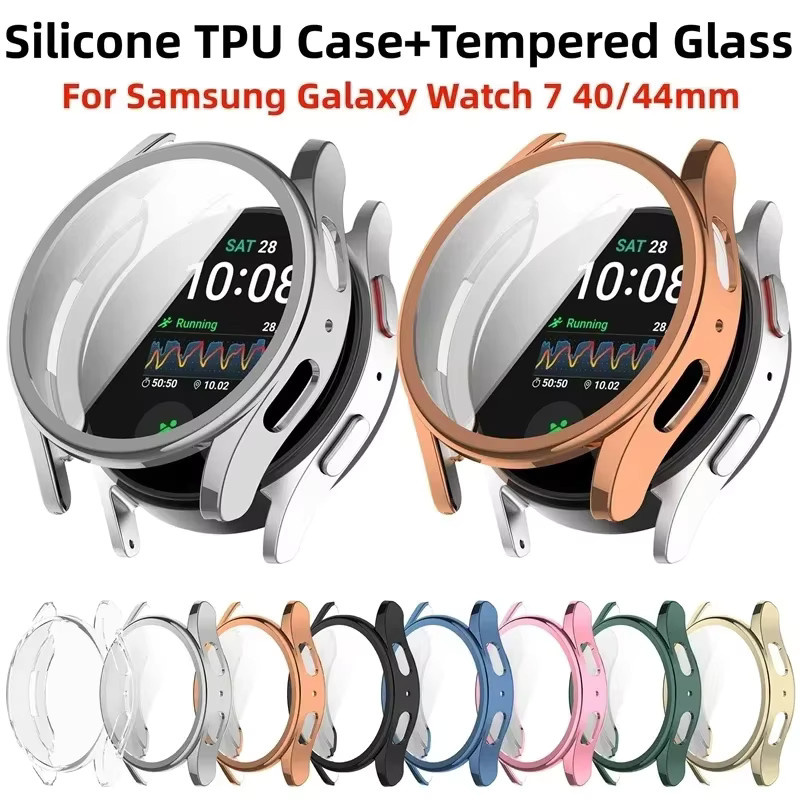 CHIICSMART Schutzhülle für Samsung Galaxy Watch 7/6, Schwarz, Unisex - Bild 3