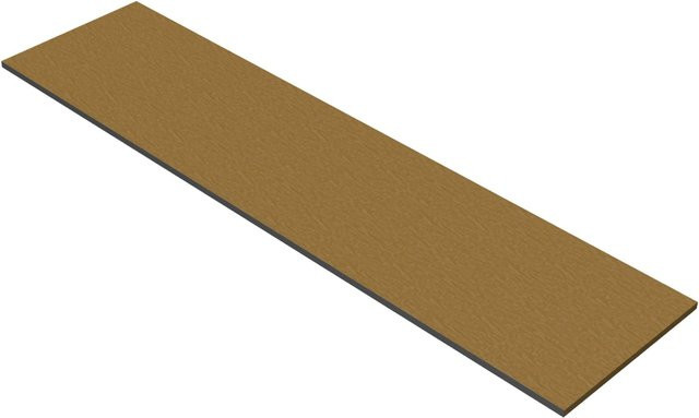 Schake Multiplex Schalungsplatten mit Kantenschutz in Braun, Länge: 2000 mm - Bild 1
