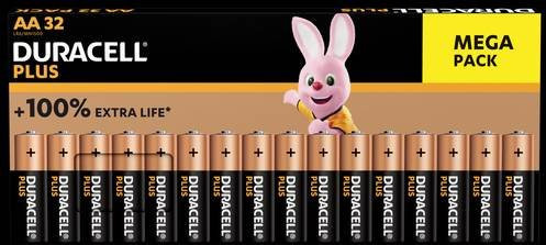 Duracell Plus AA Alkaline Batterien 1,5V, 32er-Pack - Bild 1