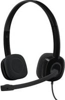 Logitech H151 On-Ear Headset mit Mikrofon-Rauschunterdrückung in Schwarz mit 3,5 mm Klinkenanschluss - Bild 1