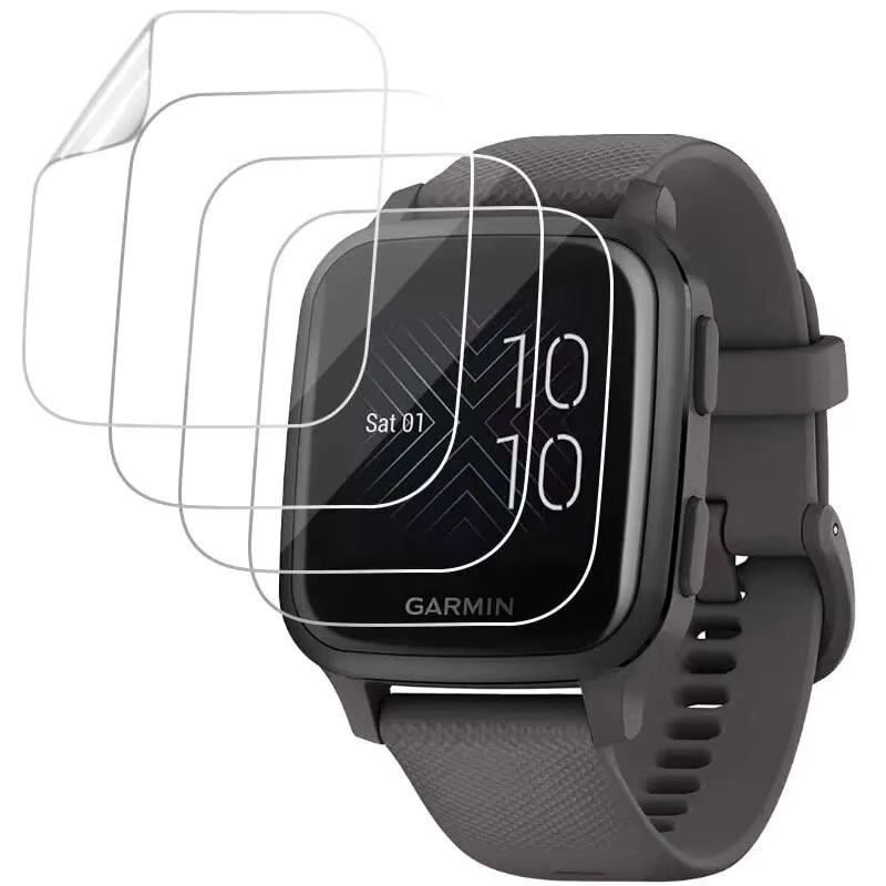 Garmin Hydrogel Schutzfilm, Schwarz, Venu SQ SQ2 - Bild 3